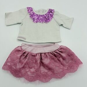 American Girl Sparkle Sequin Outfit Top & Shirt For 18" Doll